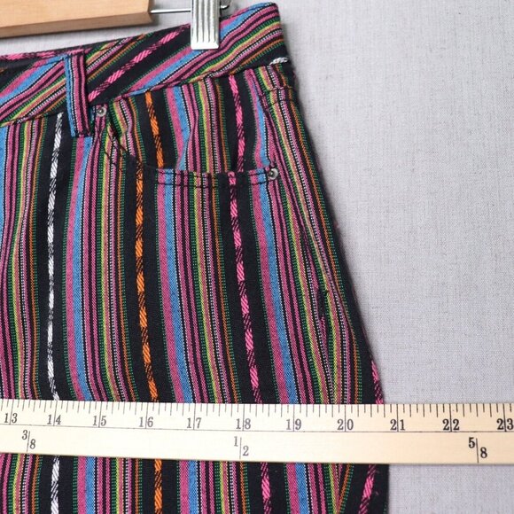 Philosophy Womens Size 10 Jeans Striped Colorful Woven Cotton Blend Pant. - Picture 10 of 11